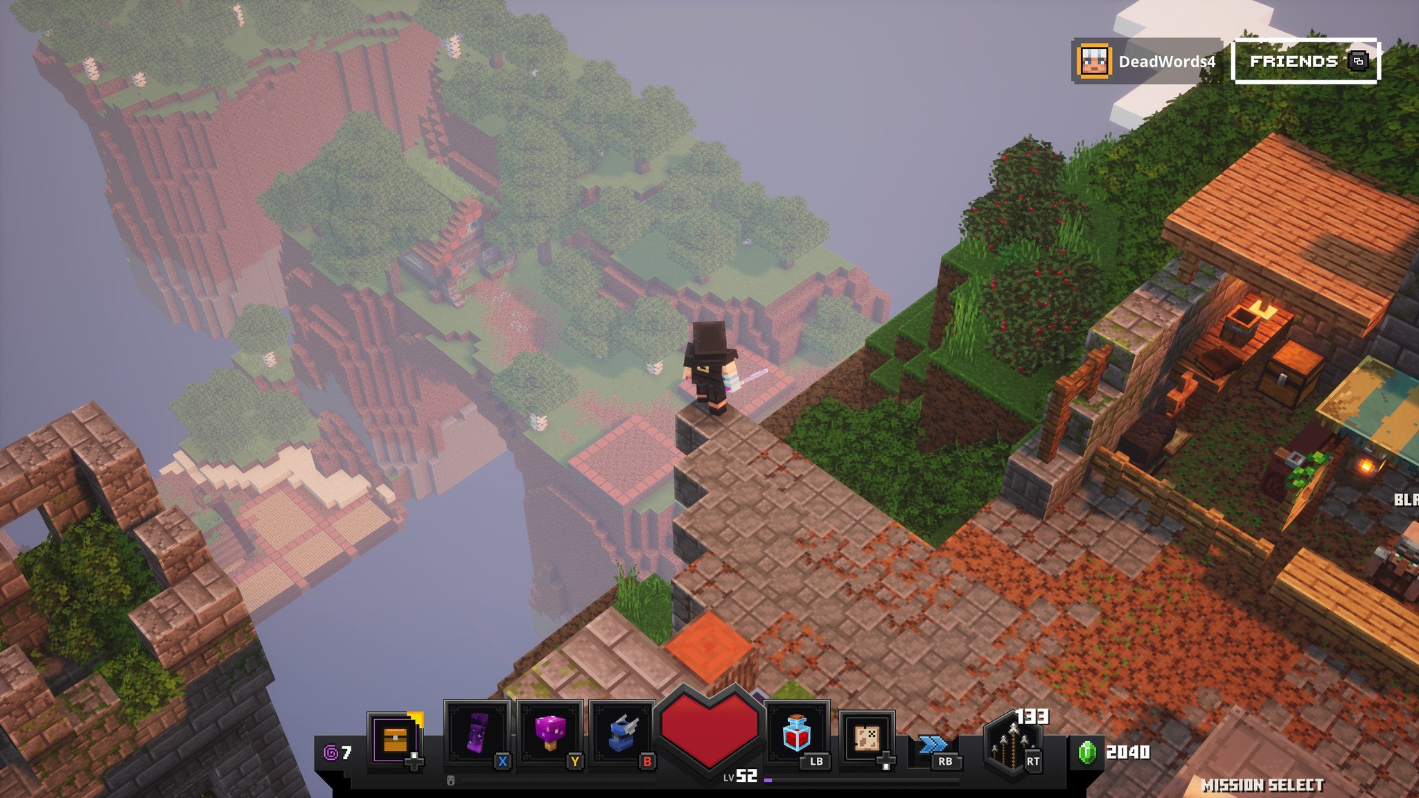 Minecraft Dungeons Landscape Camp
