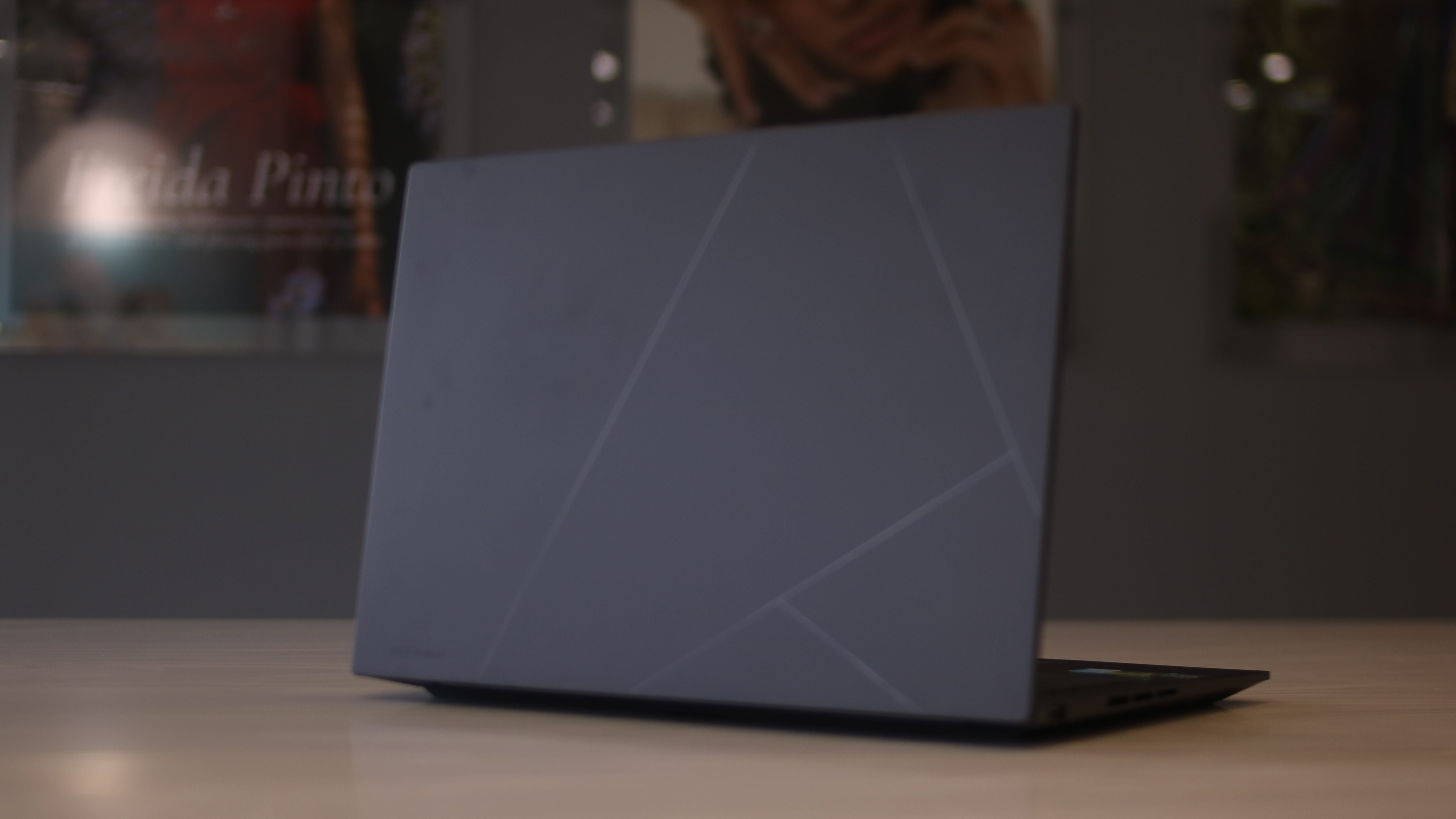 The Asus Zenbook 14 X on a work surface