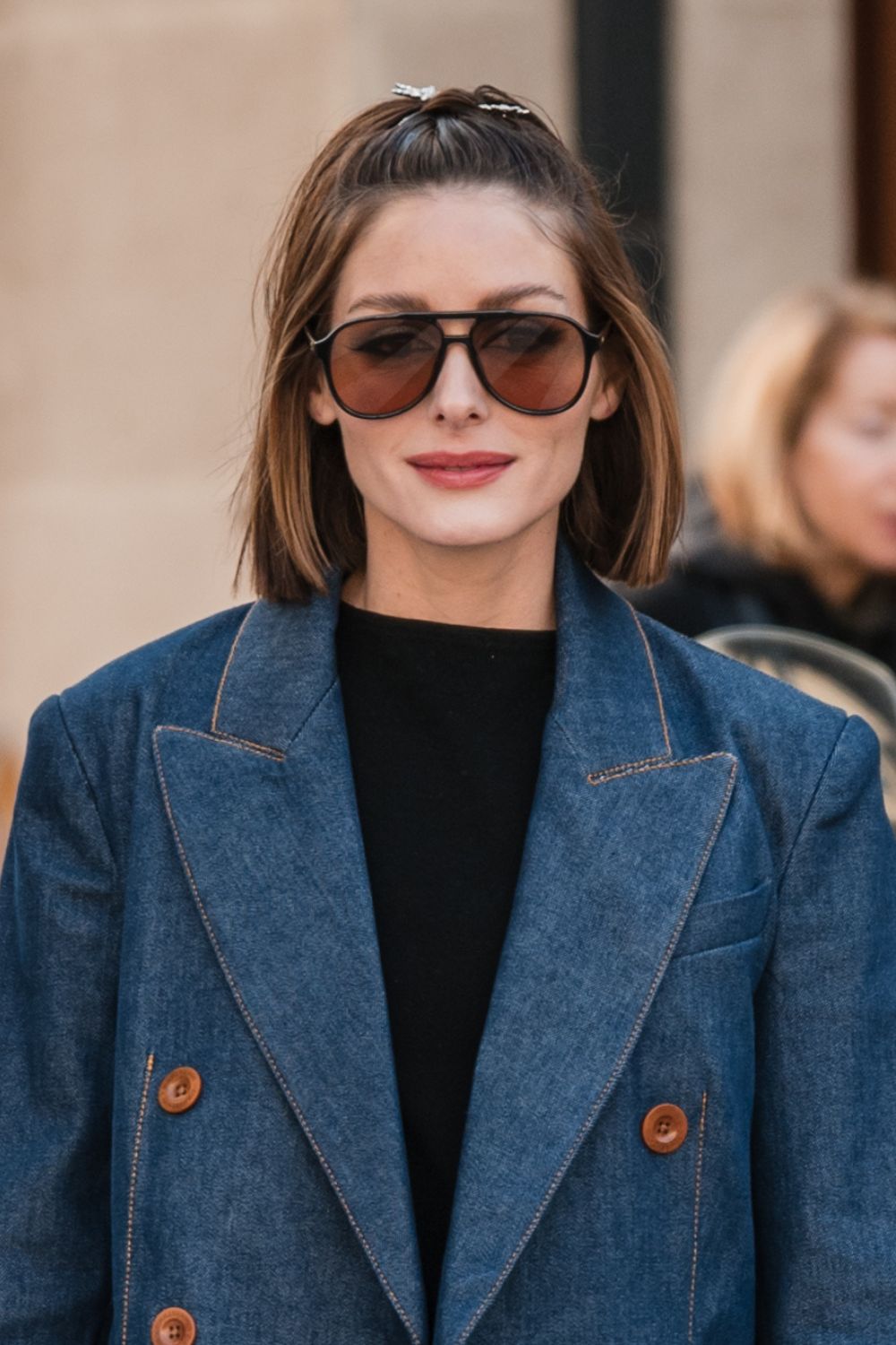 Best bobs for thin hair: Olivia Palermo GettyImages-2063531327