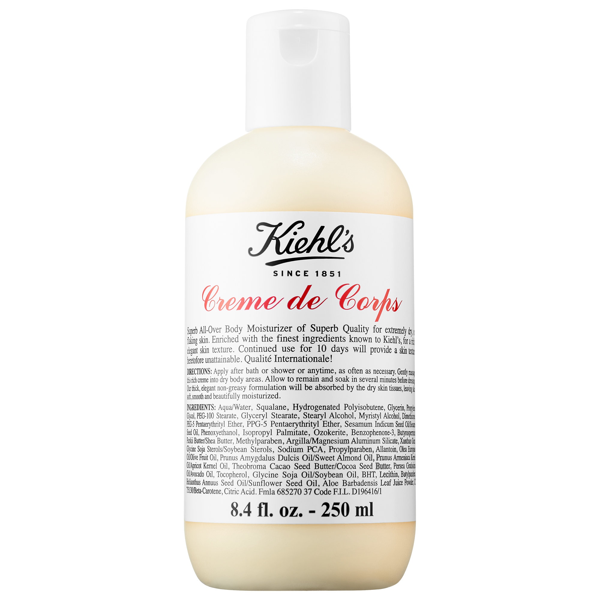 Crème De Corps Refillable Hydrating Body Lotion With Squalane