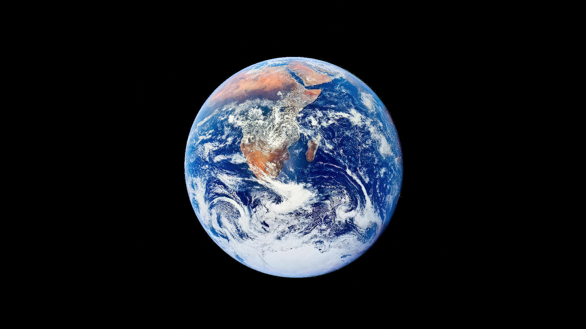 a satellite image of Earth from space