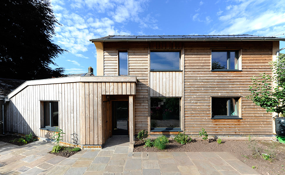 Contemporary self build with triple glazing
