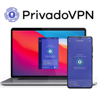 3. PrivadoVPN: 87% off + 3 months free$1.48 a month