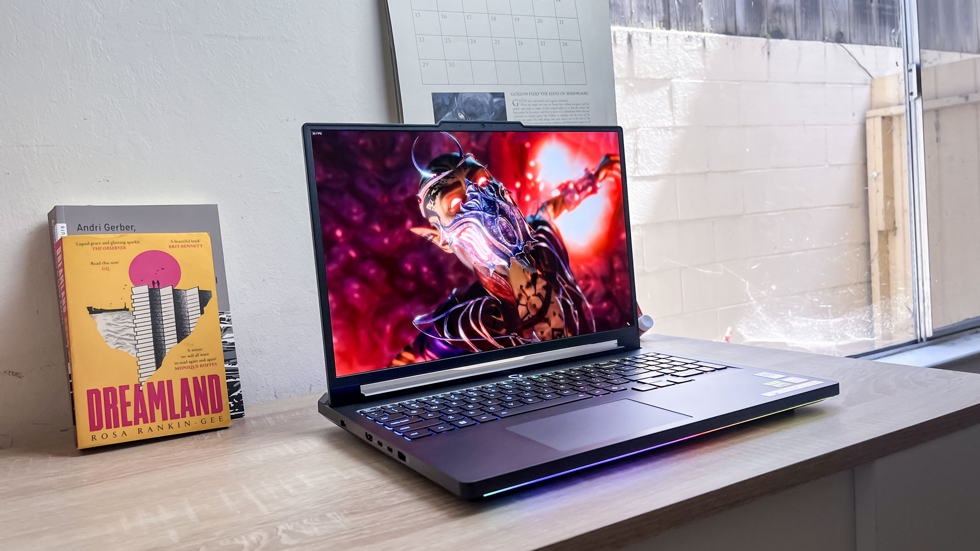 Lenovo Legion Pro 7i (2025) review unit on a desk