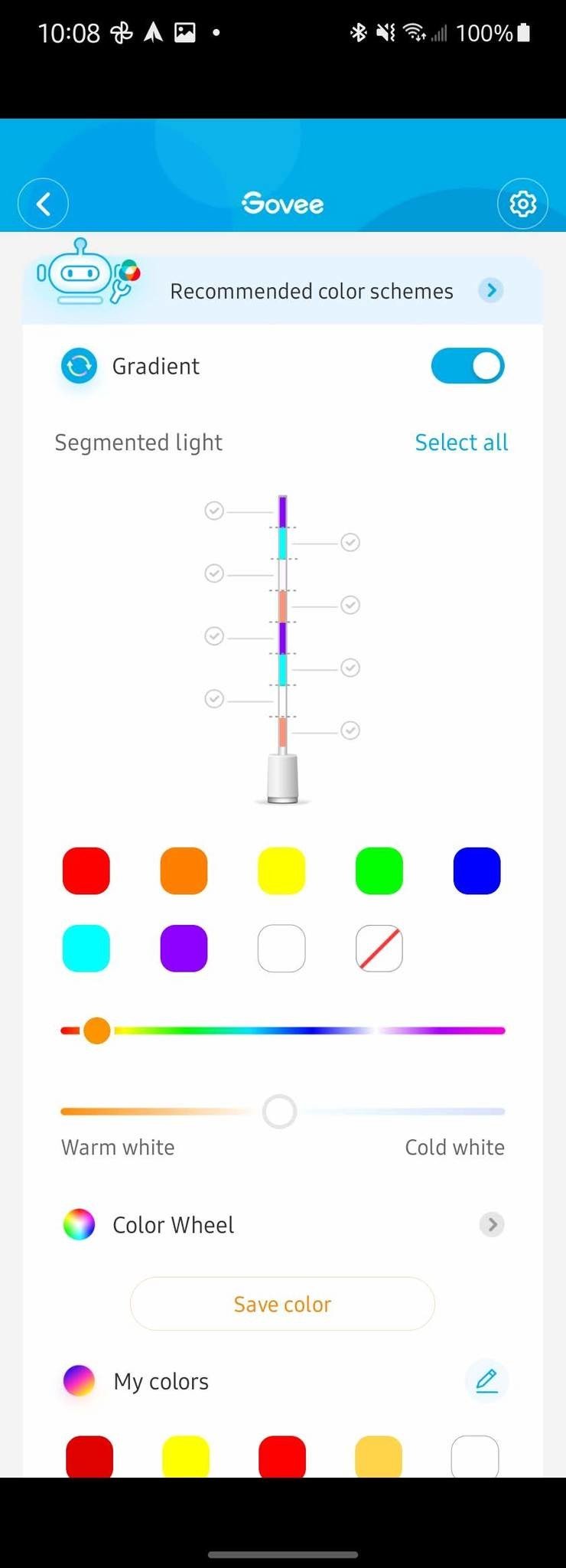 Govee Lyra Corner Floor Lamp Screenshot