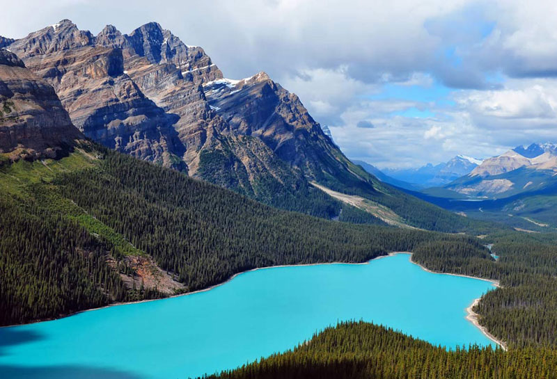 colorful lake