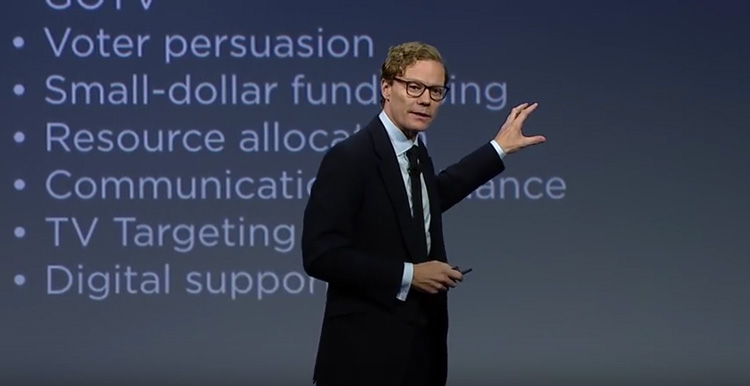 Alexander Nix, former Cambridge Analytica CEO