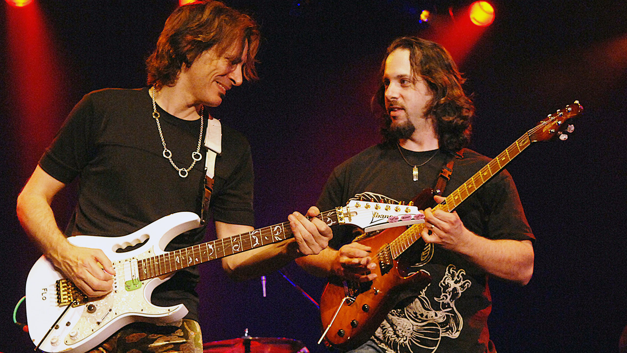 Steve Vai and John Petrucci