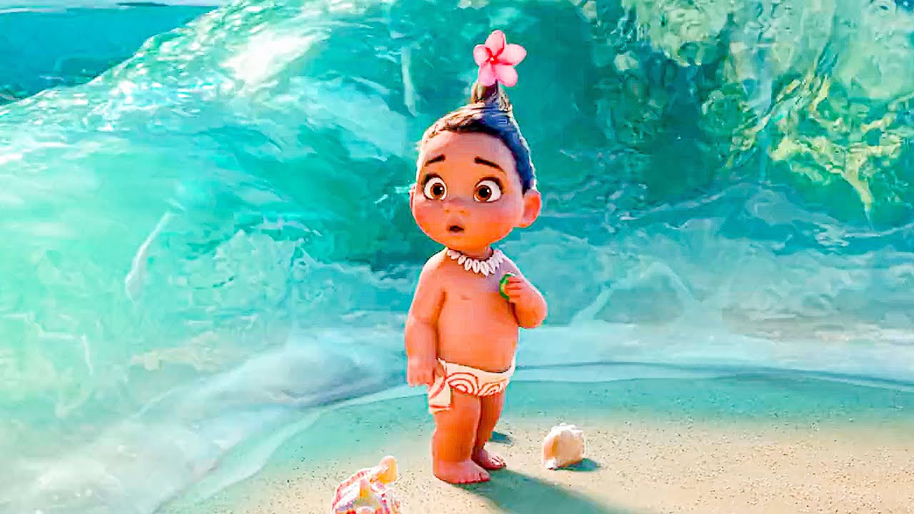 Baby Moana in Moana.
