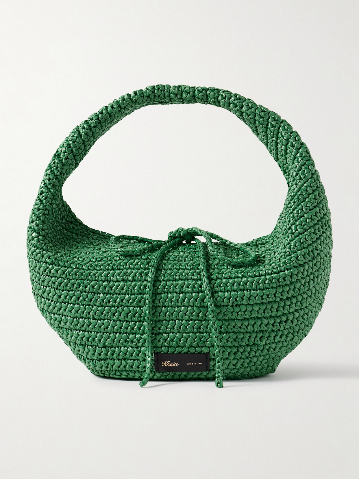 Olivia Medium Raffia Shoulder Bag
