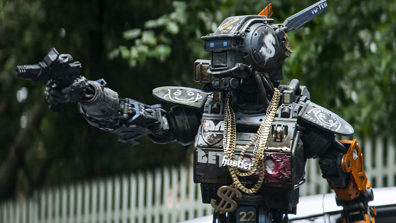 Screenshot from the movie Chappie (2015).