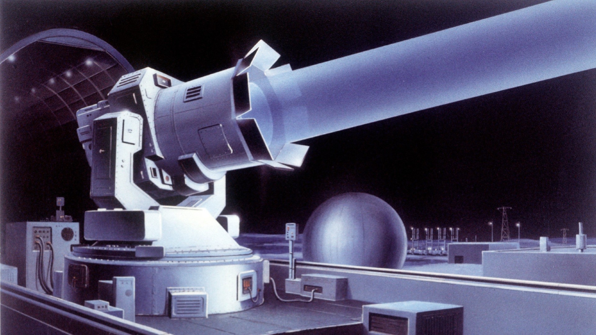 Artist&#039;s conception of a Soviet space laser