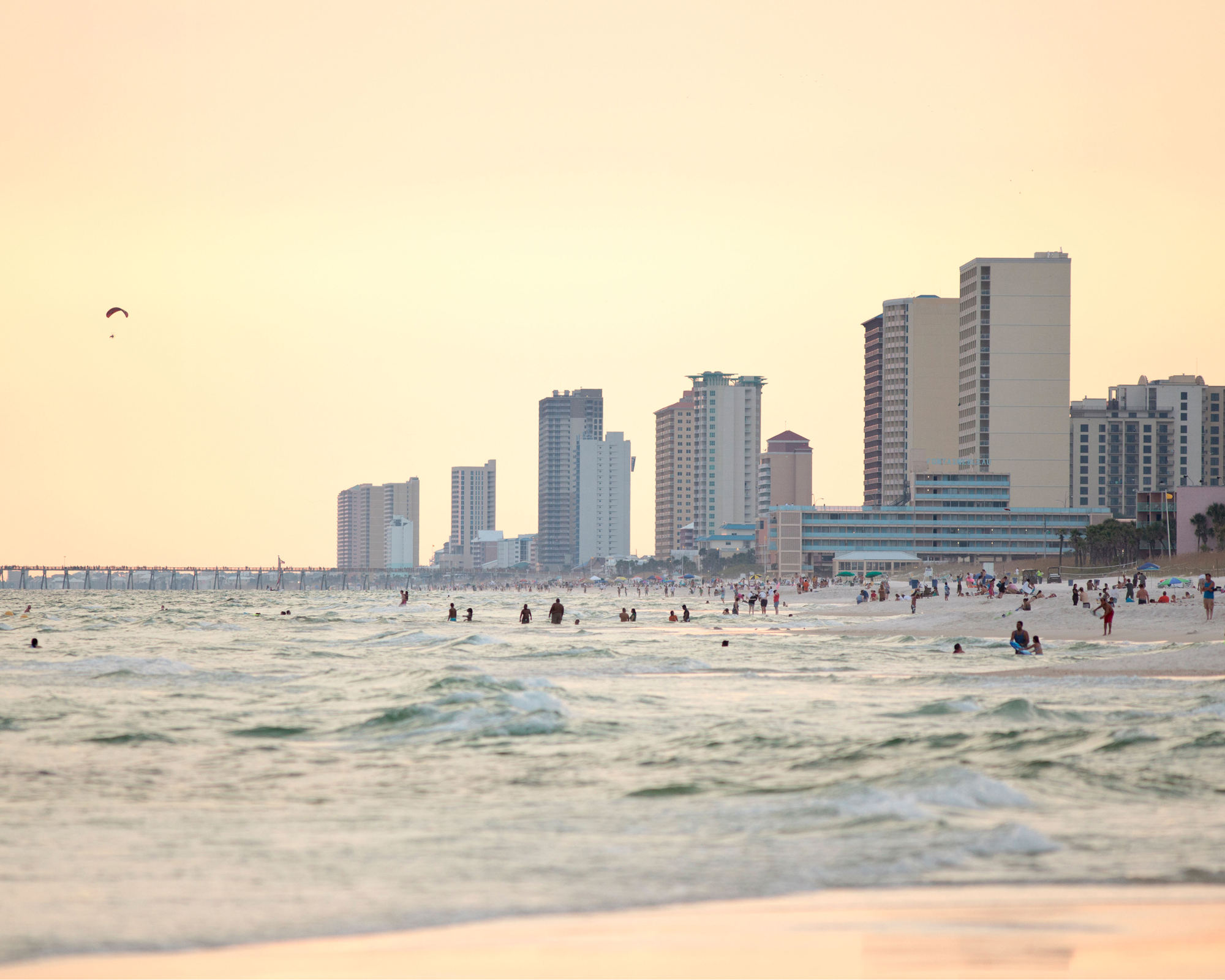 Sunset at Panama City Beach, Florida