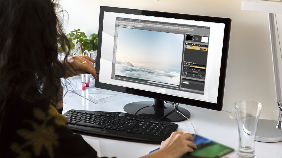 Underrated photo editor Photo Pos Pro on a computer display