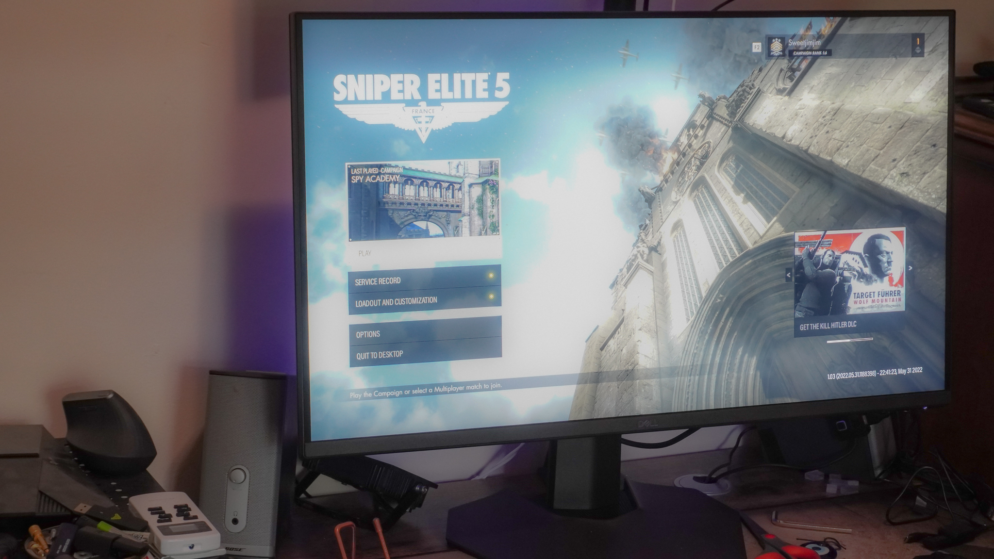 A Dell G32223Q gaming monitor
