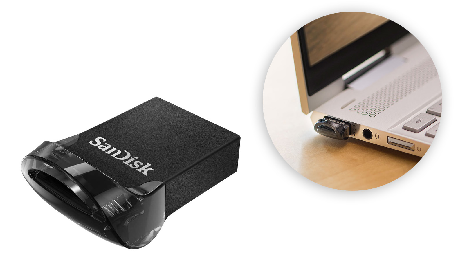 best flash drives: SanDisk Ultra Fit USB 3.1 Flash Drive
