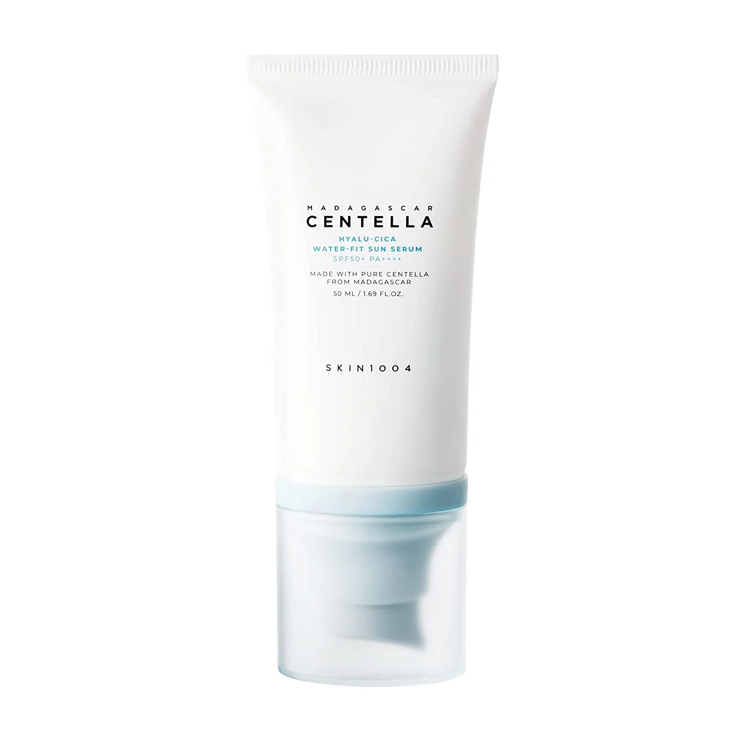 SKIN1004 Hyalu-Cica Water-Fit Sun Serum Spf50+ Pa++++ on a white background