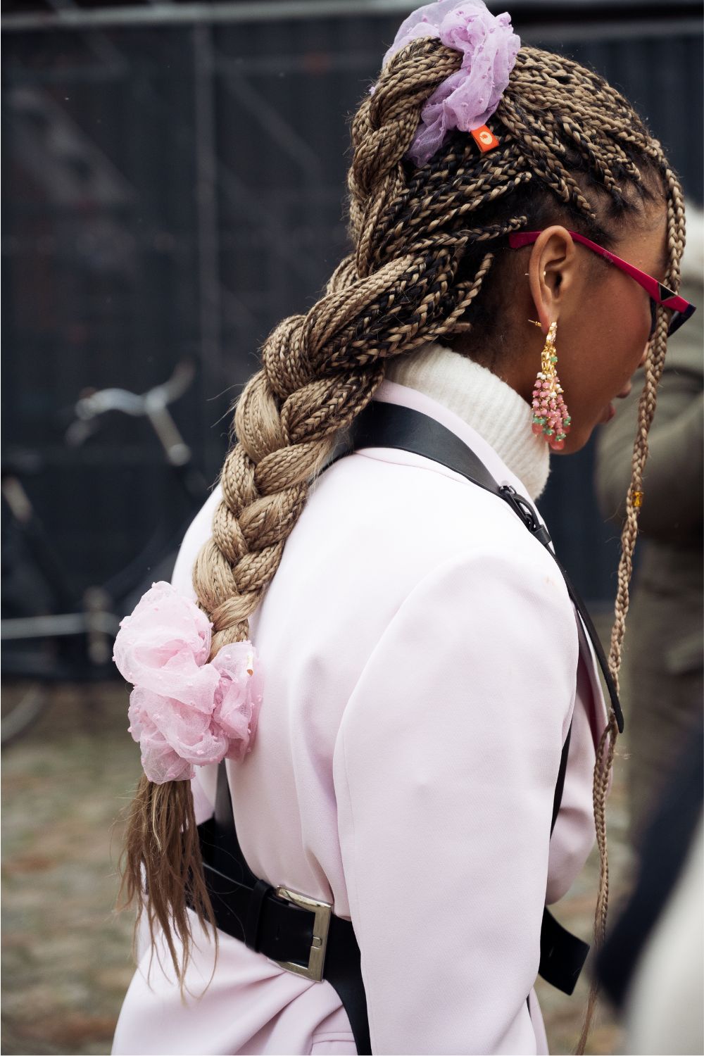 Braided scrunchies