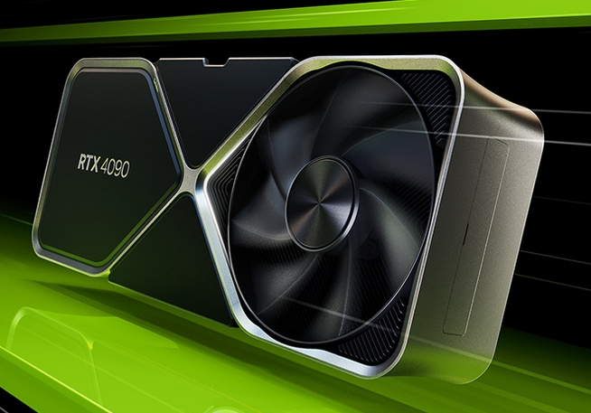 An NVIDIA 4090 GPU
