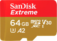 SanDisk 64GB Extreme microSDXC: $10 / £15 on Amazon