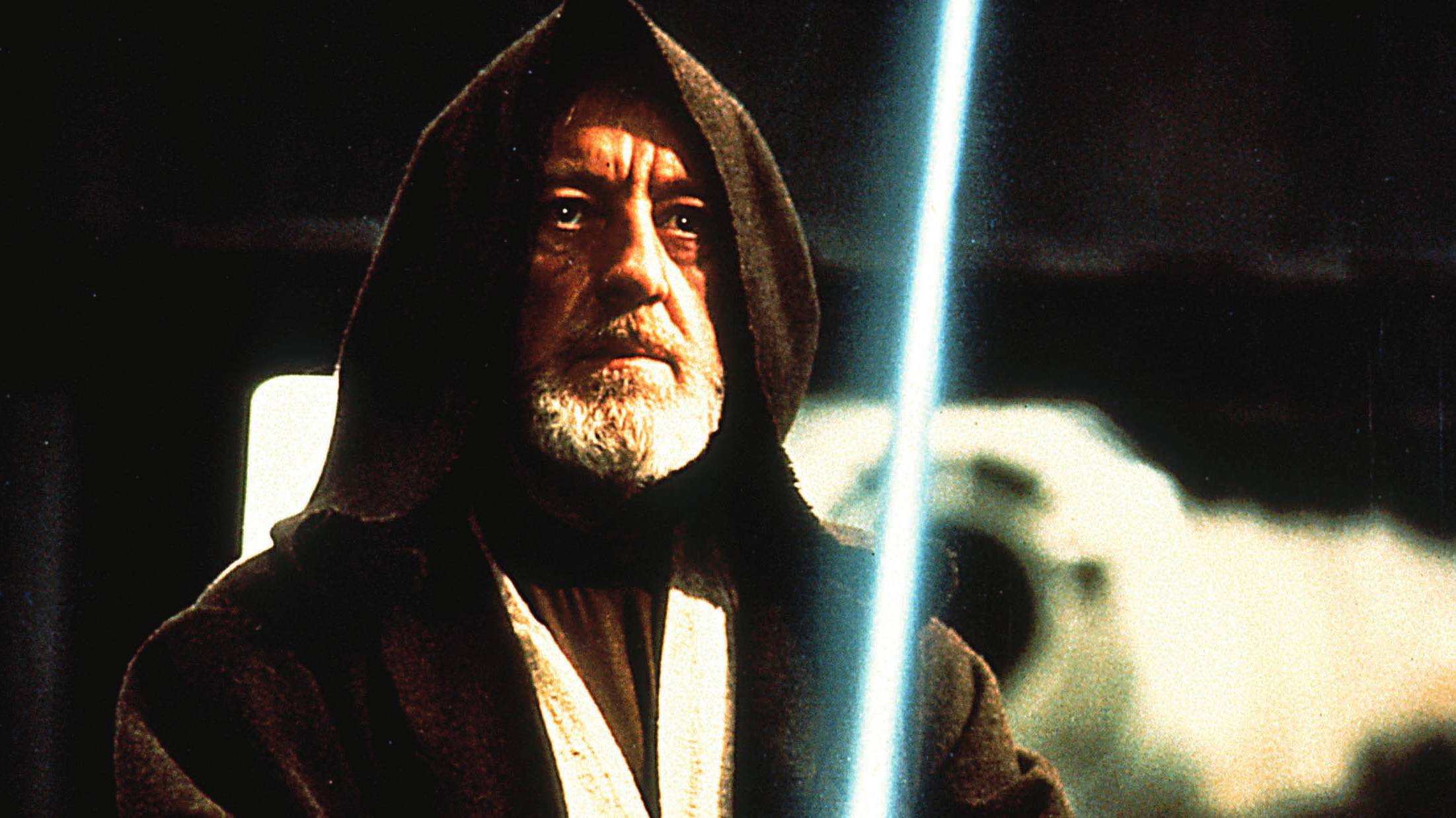 Sir Alec Guinness as Obi-Wan Kenobi in Star Wars
