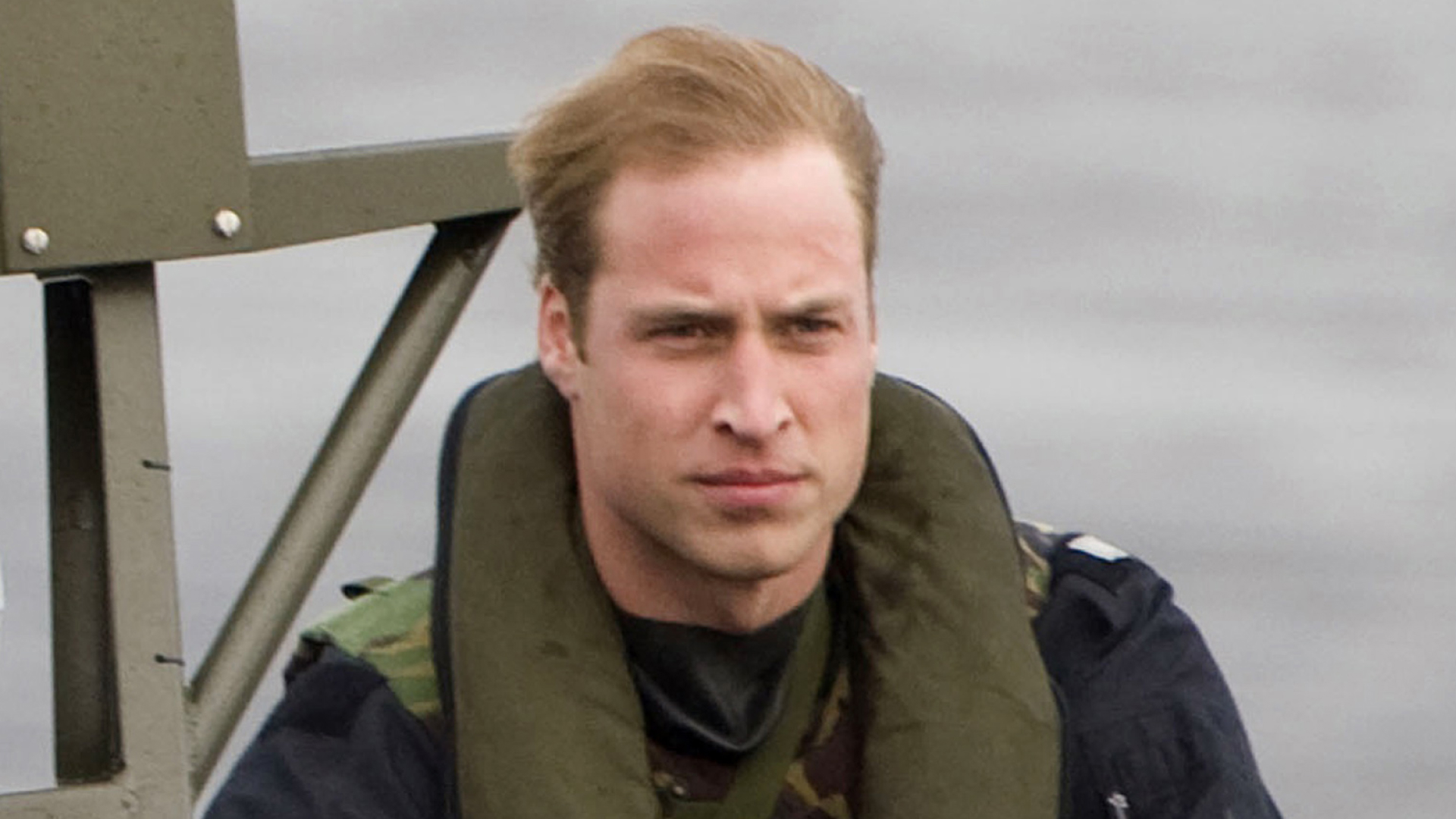 Prince William, the Commodore-in-Chief, Scotland and Submarines, during a visit to the Royal Navy Faslane base on October 19, 2007