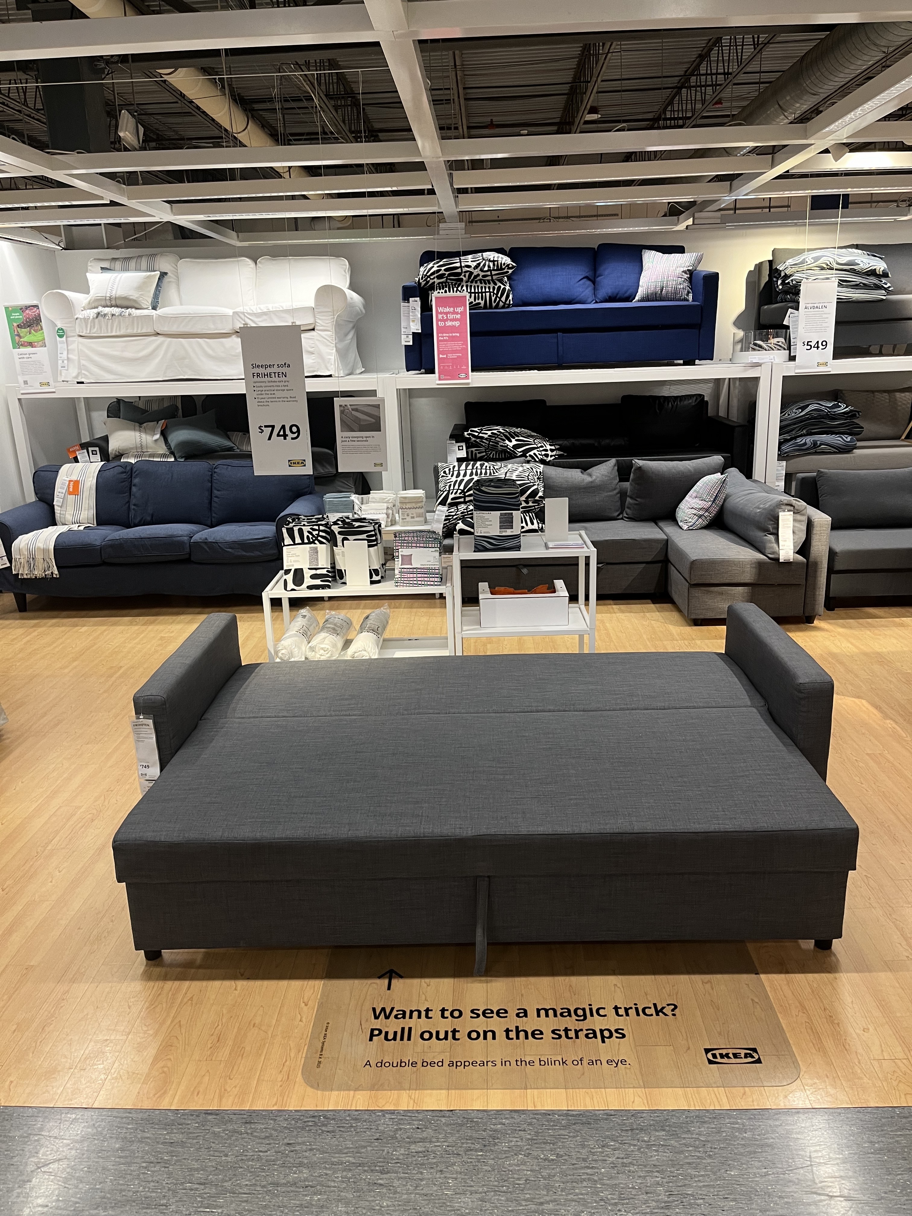 friheten sleeper sofa from ikea
