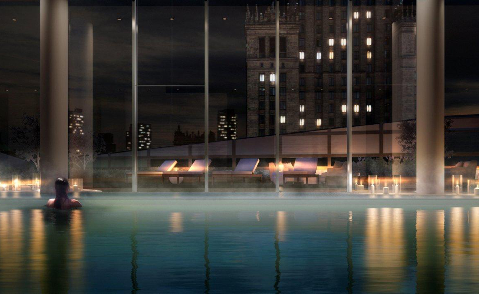 View of the private swimming pool