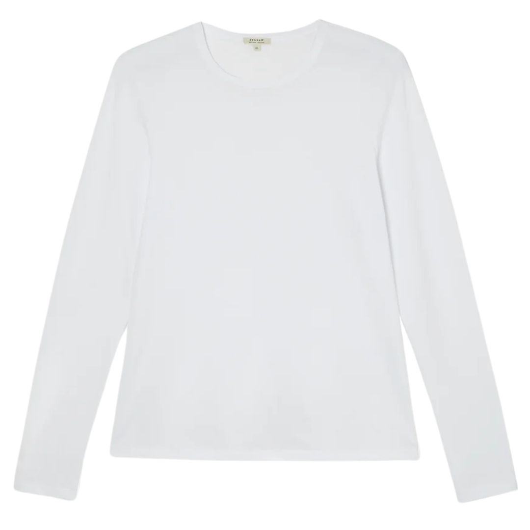 Jigsaw Supima Cotton Long Sleeve Tee