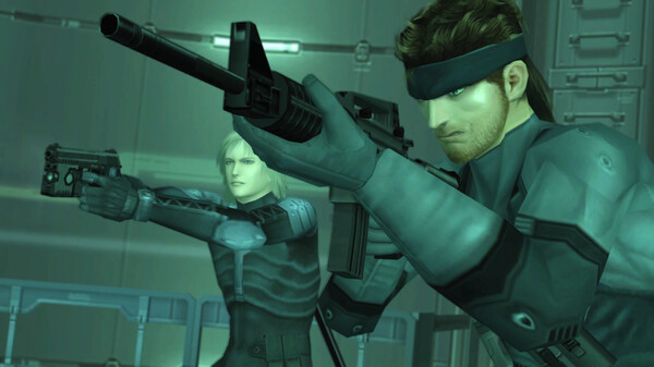 An screenshot from Metal Gear Solid 2