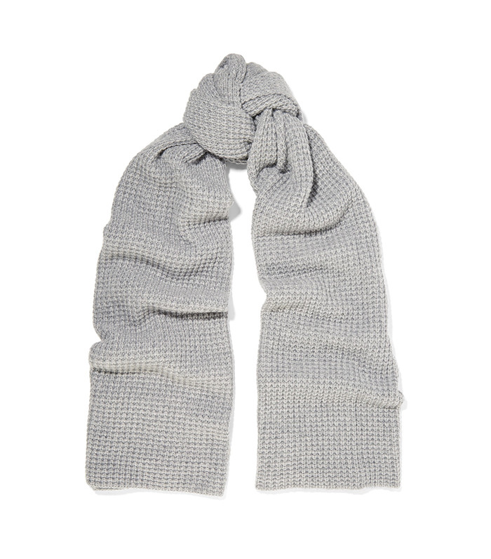 Madeleine Thompson + Hemingfield Waffle-Knit Cashmere Scarf