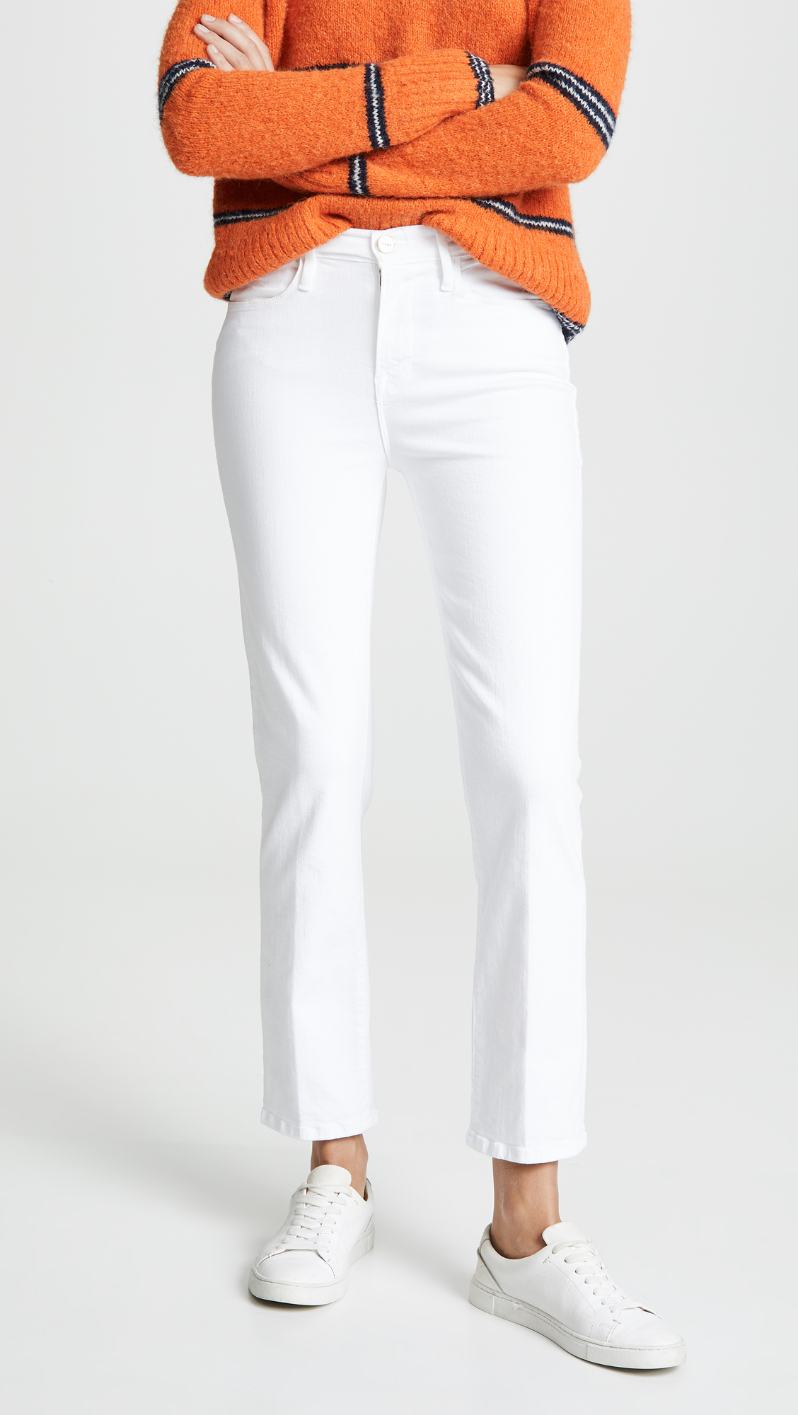 Frame + Le High Straight Jeans