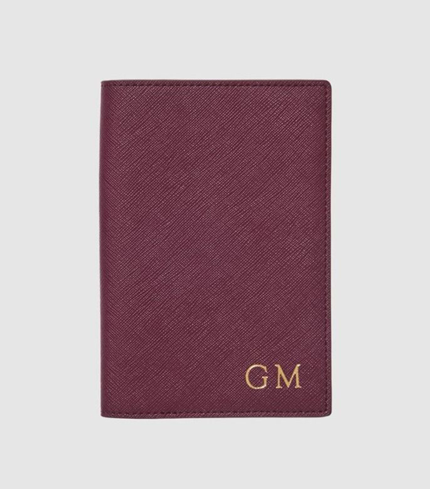 The Daily Edited + Burgundy Passport Holder