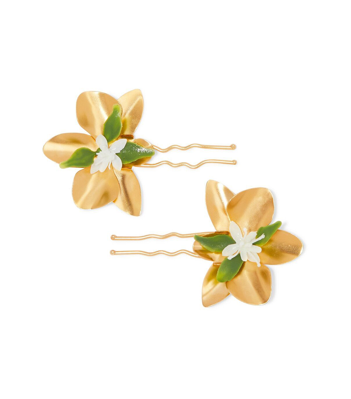 Mercedes Salazar + Gold-Tone and Resin Hair Pins