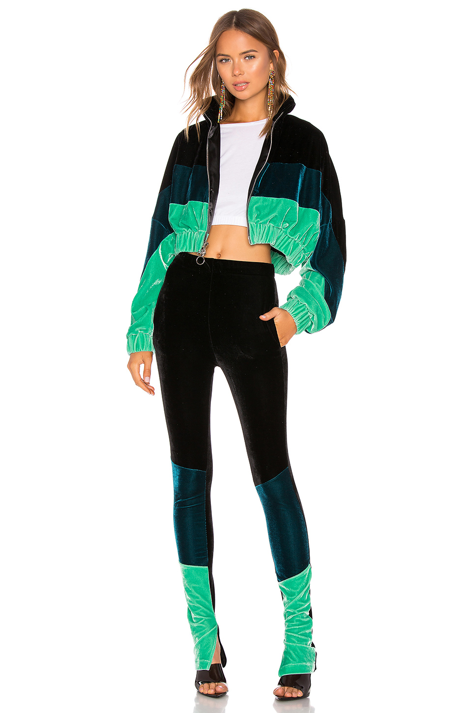 Frankie B + Velvet Track Legging