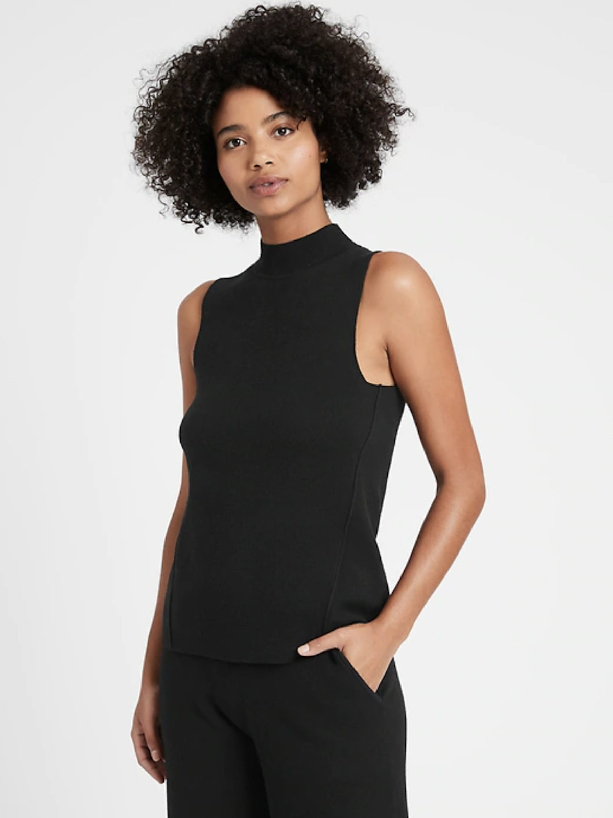 Banana Republic + Mock-Neck Sweater Shell
