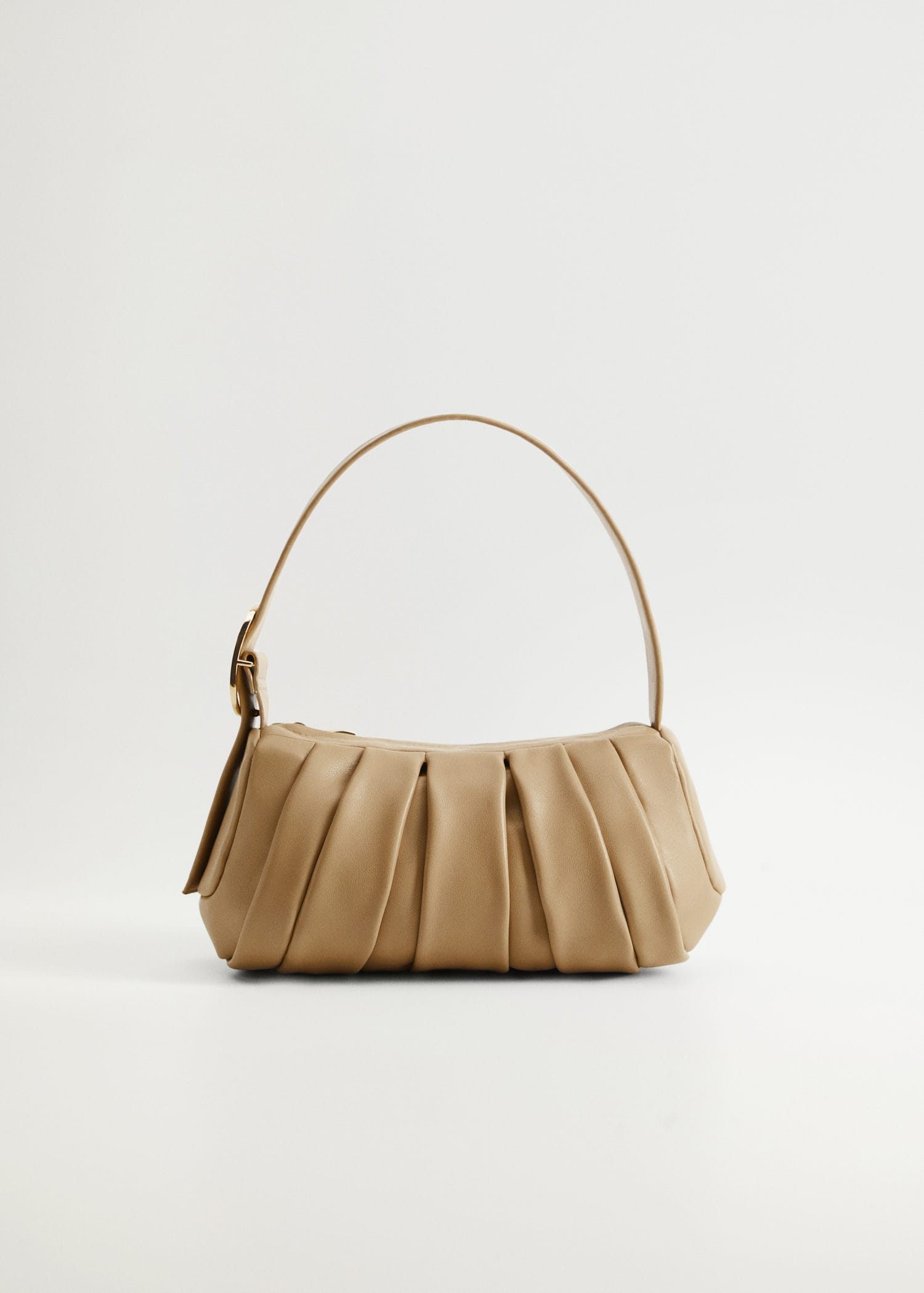 Mango + Pleats Baguette Bag
