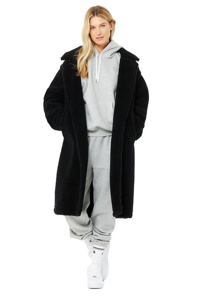 Alo Yoga + Sherpa Trench in Black