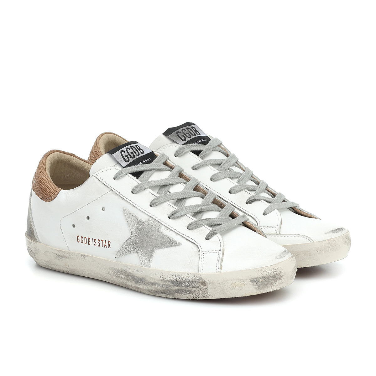 Golden Goose + Superstar Leather Sneakers