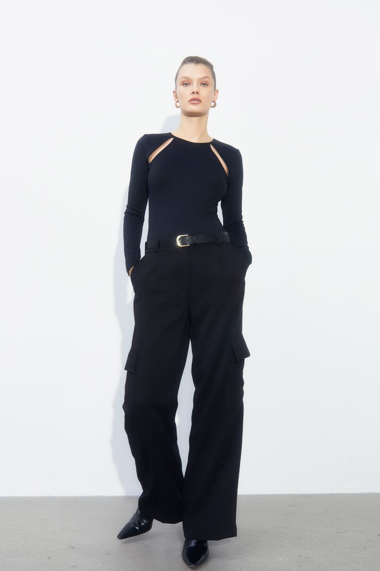 H&M + Twill Utility Pants