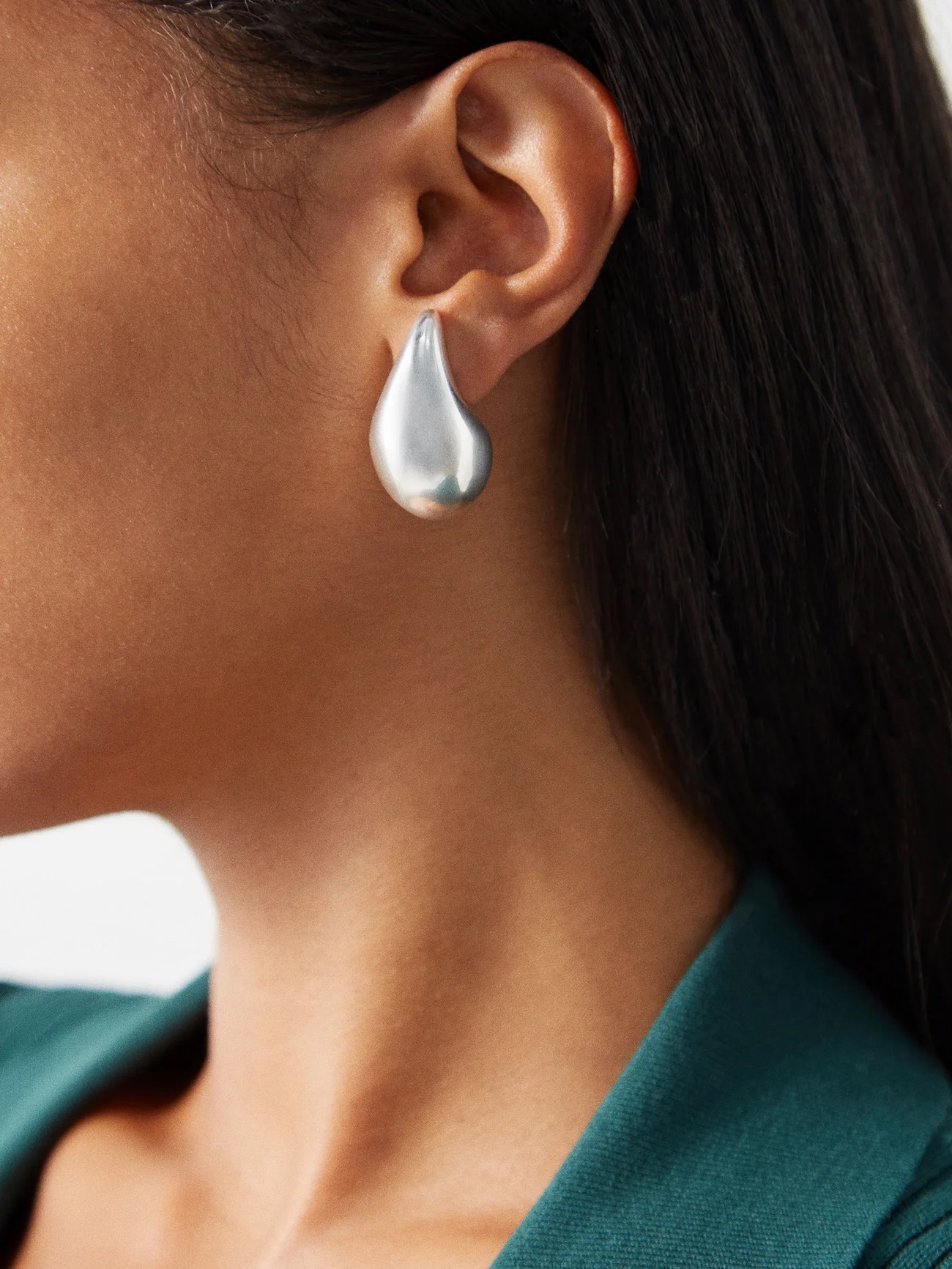 Bottega Veneta + Drop Sterling Silver Earrings