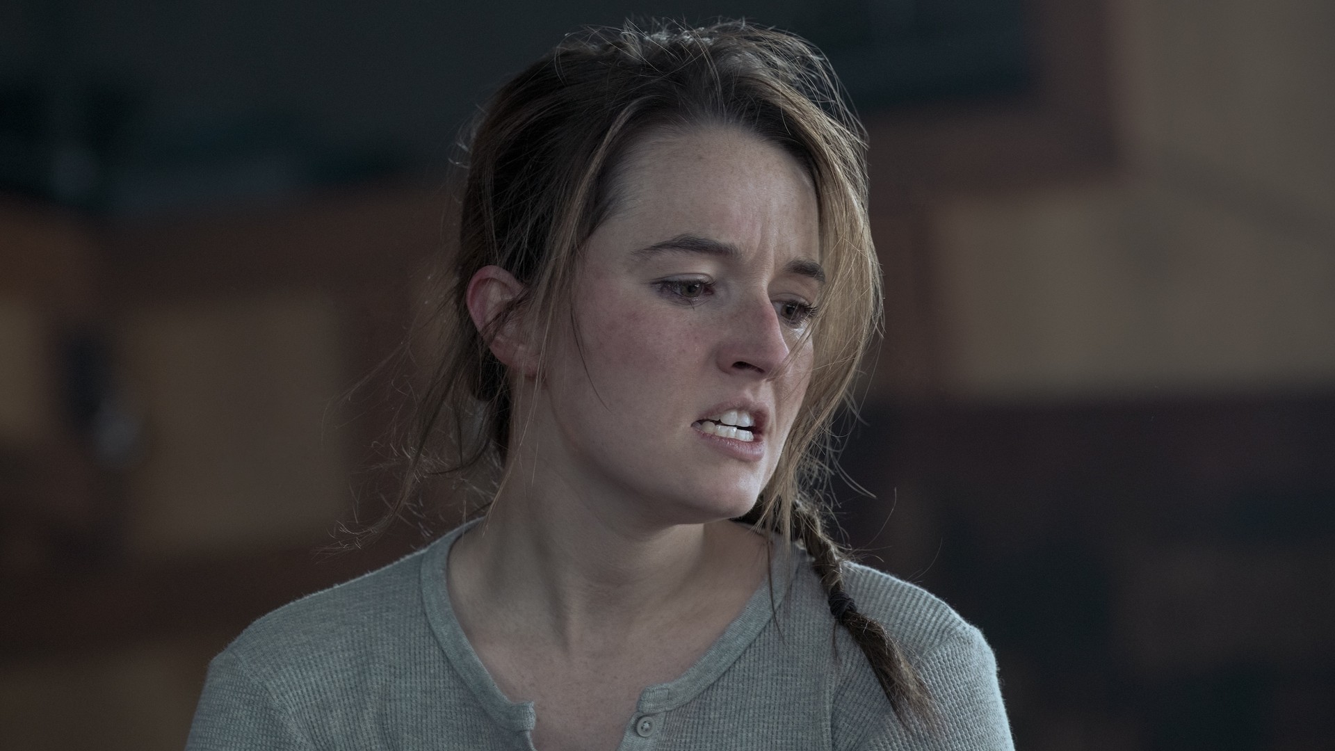 Kaitlyn Dever as Abby in "The Last of Us" season 2.