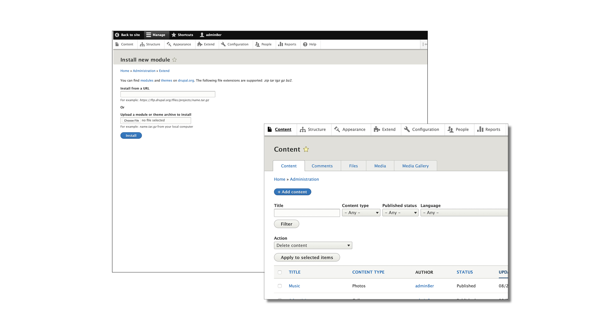 Build photo website DCM234 drupal pt 2 step 7b image