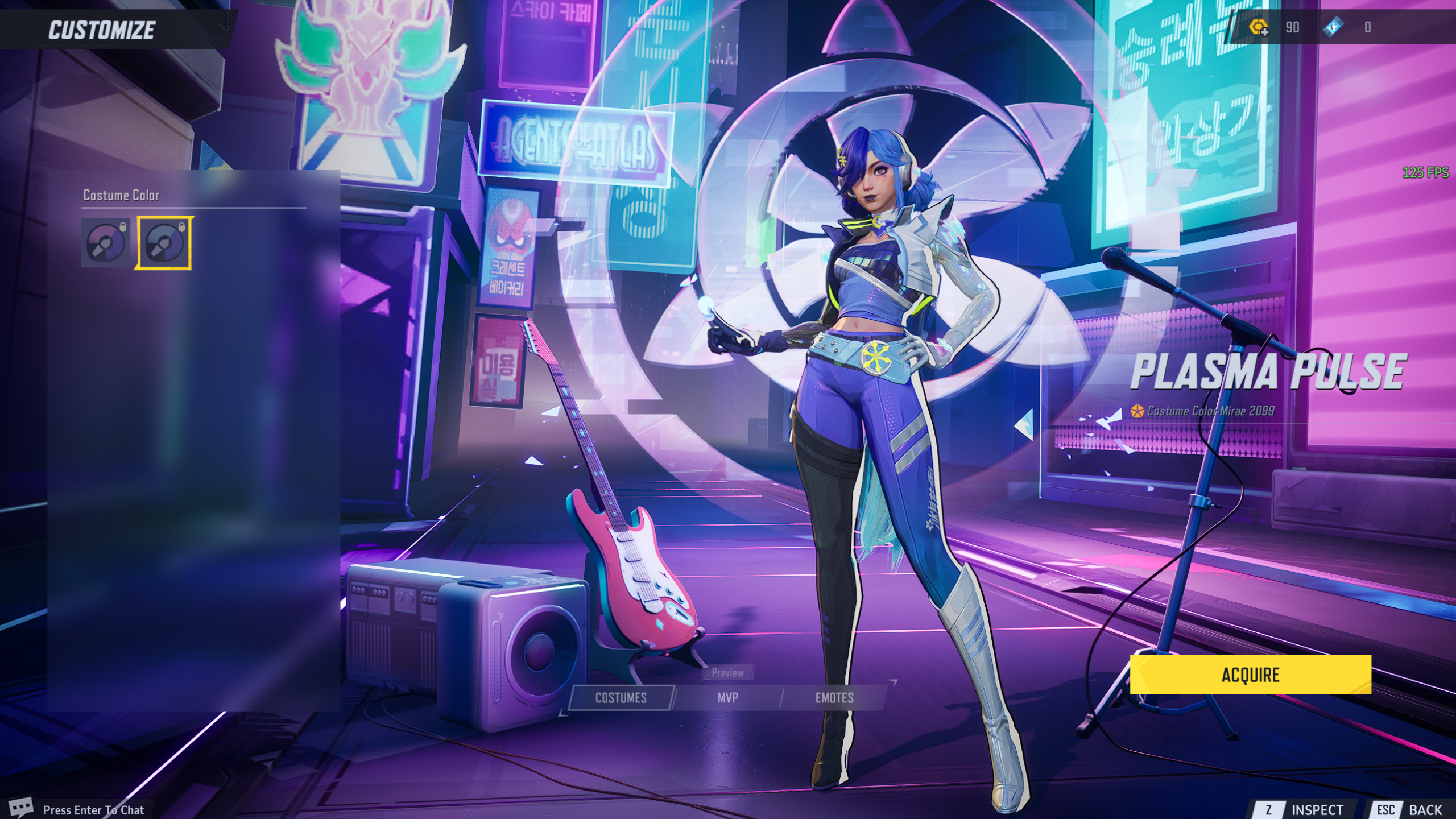 Marvel Rivals costume customisation - The Plasma Purple skin recolour for Luna Snow.